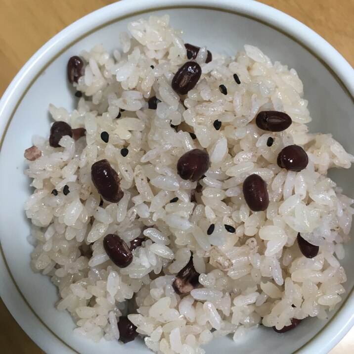 お祝いには、お赤飯⭐炊飯器で！